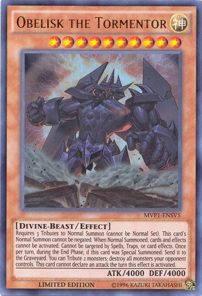 Obelisk the Tormentor (MVP1-ENSV5) [The Dark Side of Dimensions Movie Pack: Secret Edition]