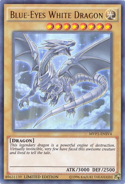 Blue-Eyes White Dragon (UR) (MVP1-ENSV4) [The Dark Side of Dimensions Movie Pack: Secret Edition]