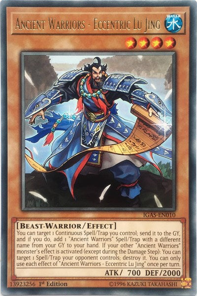 Ancient Warriors - Eccentric Lu Jing (IGAS-EN010) [Ignition Assault]