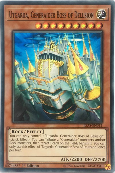 Utgarda, Generaider Boss of Delusion (IGAS-EN022) [Ignition Assault]