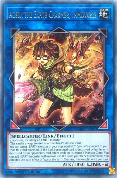 Aussa the Earth Charmer, Immovable (IGAS-EN048) [Ignition Assault]