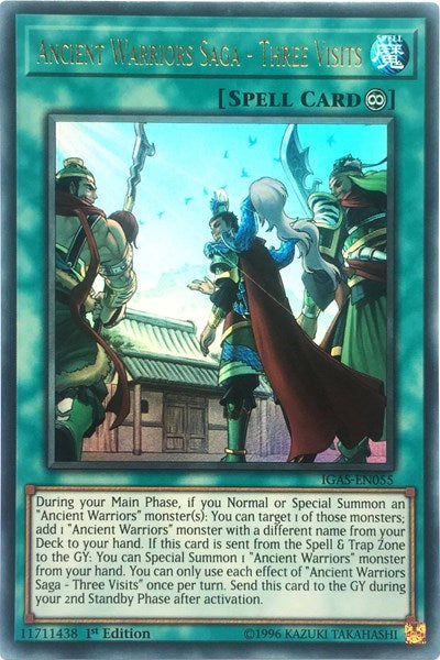 Ancient Warriors Saga - Three Visits (IGAS-EN055) [Ignition Assault]