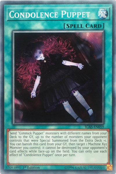 Condolence Puppet (IGAS-EN059) [Ignition Assault]