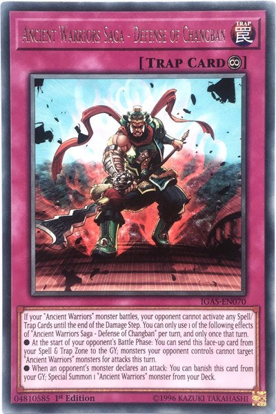 Ancient Warriors Saga - Defense of Changban (IGAS-EN070) [Ignition Assault]