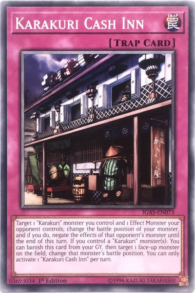 Karakuri Cash Inn (IGAS-EN073) [Ignition Assault]
