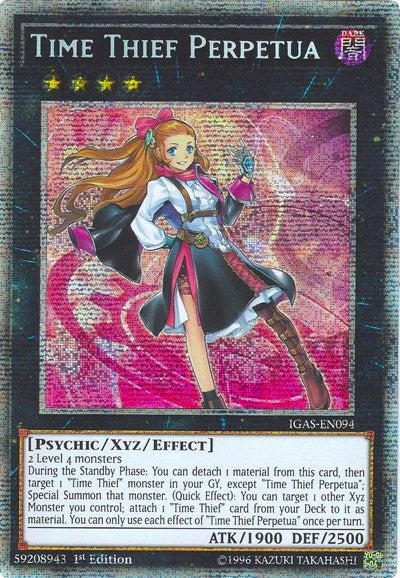 Time Thief Perpetua (Starlight Rare) (IGAS-EN094) [Ignition Assault]