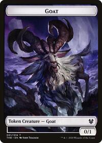 Goat // Human Soldier Double-Sided Token (1 // 2) [Theros Beyond Death]
