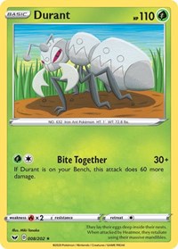 Durant (008/202) [SWSH01: Sword & Shield Base Set]