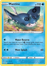 Mantine (052/202) [SWSH01: Sword & Shield Base Set]