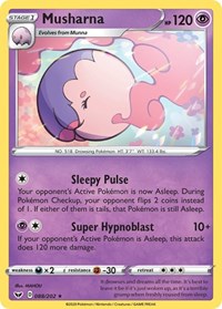 Musharna (088/202) [SWSH01: Sword & Shield Base Set]
