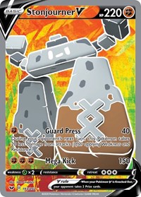 Stonjourner V (Full Art) (193/202) [SWSH01: Sword & Shield Base Set]