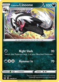 Galarian Linoone (118/202) [SWSH01: Sword & Shield Base Set]