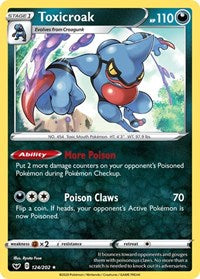 Toxicroak (124/202) [SWSH01: Sword & Shield Base Set]