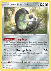 Galarian Stunfisk (132/202) [SWSH01: Sword & Shield Base Set]