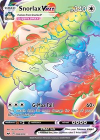 Snorlax VMAX (Secret) (206/202) [SWSH01: Sword & Shield Base Set]