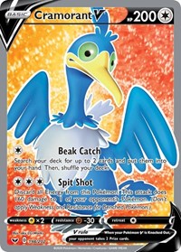 Cramorant V (Full Art) (198/202) [SWSH01: Sword & Shield Base Set]