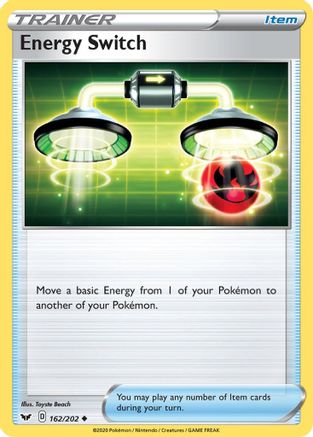 Energy Switch 162/202  SWSH01 Sword & Shield Base Set - Uncommon