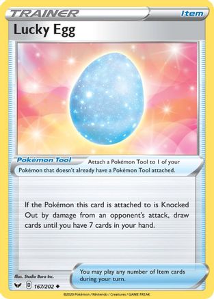 Lucky Egg 167/202  SWSH01 Sword & Shield Base Set - Uncommon