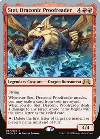 Stet, Draconic Proofreader (57) [Unsanctioned]