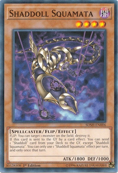 Shaddoll Squamata (SDSH-EN006) [Structure Deck: Shaddoll Showdown]