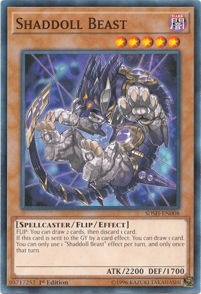 Shaddoll Beast (SDSH-EN008) [Structure Deck: Shaddoll Showdown]