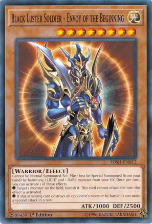 Black Luster Soldier - Envoy of the Beginning (SDSH-EN012) - Structure Deck: Shaddoll Showdown 1st Edition