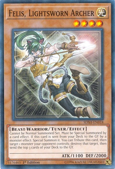 Felis, Lightsworn Archer (SDSH-EN018) [Structure Deck: Shaddoll Showdown]