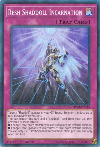Resh Shaddoll Incarnation (SDSH-EN033) [Structure Deck: Shaddoll Showdown]