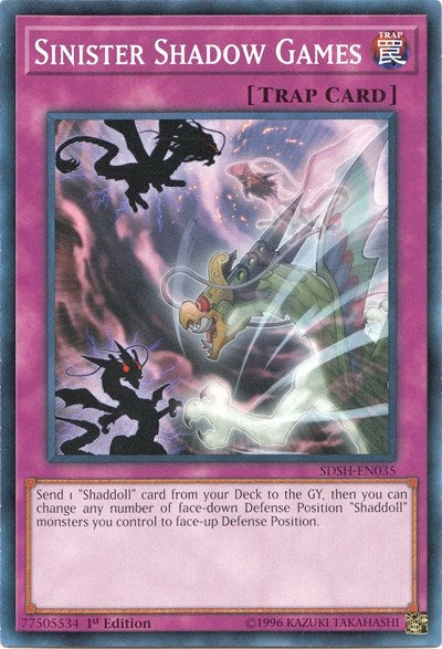 Sinister Shadow Games (SDSH-EN035) [Structure Deck: Shaddoll Showdown]