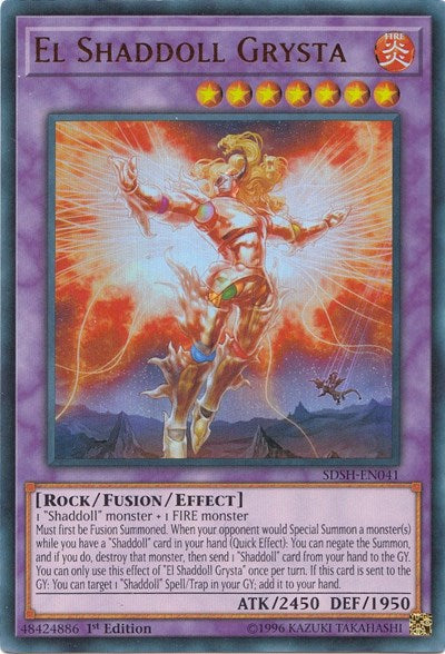 El Shaddoll Grysta (SDSH-EN041) [Structure Deck: Shaddoll Showdown]