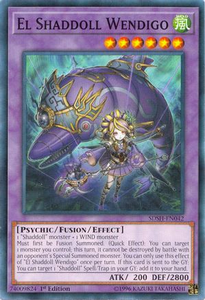 El Shaddoll Wendigo (SDSH-EN042) - Structure Deck: Shaddoll Showdown Unlimited