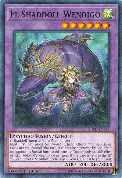 El Shaddoll Wendigo (SDSH-EN042) [Structure Deck: Shaddoll Showdown]