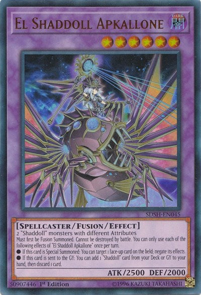 El Shaddoll Apkallone (SDSH-EN045) [Structure Deck: Shaddoll Showdown]