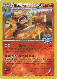 Blaziken - 14/111 (National Championships) (014/111) [League & Championship Cards]