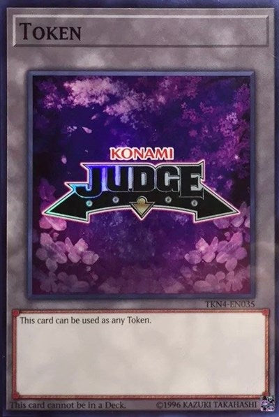 Official Judge Token: TKN4-EN035 (TKN4-EN035) [Judge Promotional Cards]