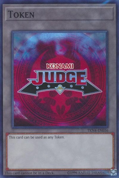 Official Judge Token: TKN4-EN036 (TKN4-EN036) [Judge Promotional Cards]