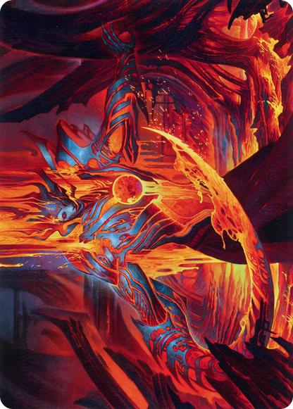 Free from Flesh // Free from Flesh (AONE-027) - Phyrexia: All Will Be One Art Series (Borderless)