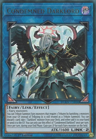Condemned Darklord (DUOV-EN006) [Duel Overload]