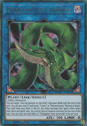 Predaplant Verte Anaconda (DUOV-EN021) - Duel Overload 1st Edition