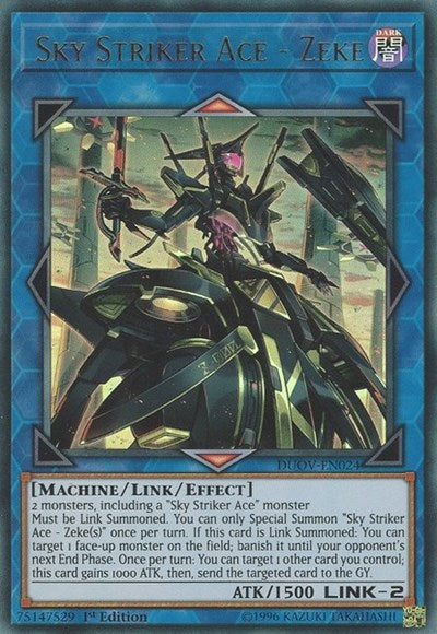 Sky Striker Ace - Zeke (DUOV-EN024) [Duel Overload]