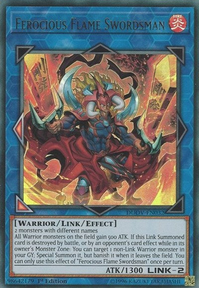 Ferocious Flame Swordsman (DUOV-EN032) [Duel Overload]