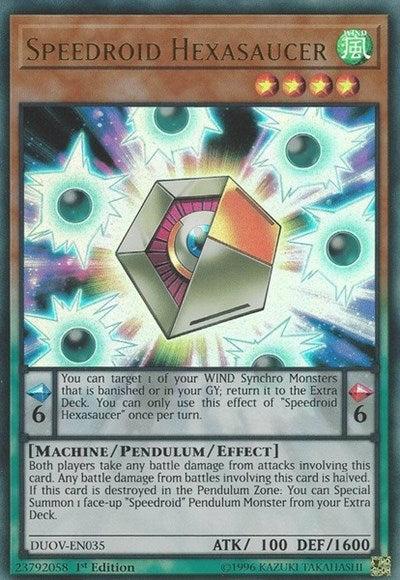 Speedroid Hexasaucer (DUOV-EN035) [Duel Overload]
