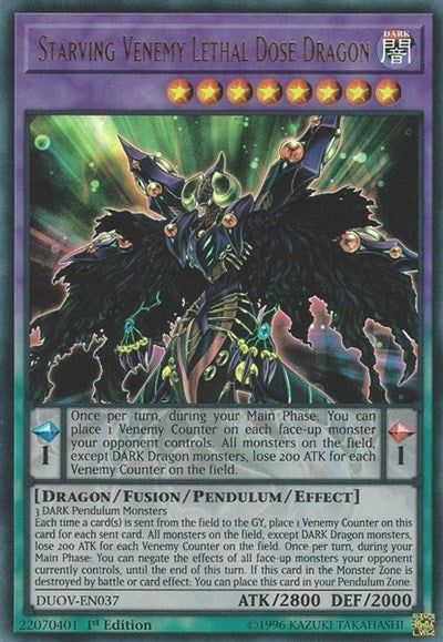 Starving Venemy Lethal Dose Dragon (DUOV-EN037) [Duel Overload]