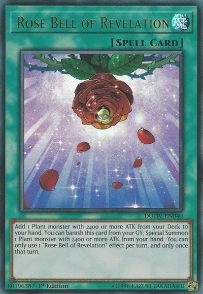 Rose Bell of Revelation (DUOV-EN040) [Duel Overload]