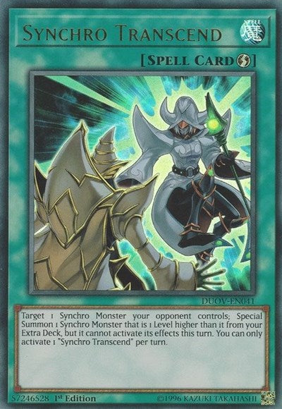 Synchro Transcend (DUOV-EN041) [Duel Overload]