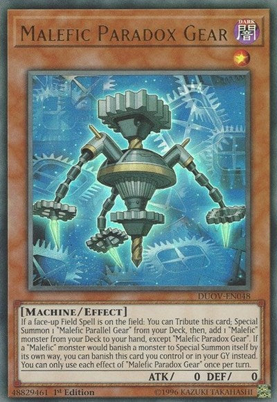 Malefic Paradox Gear (DUOV-EN048) [Duel Overload]