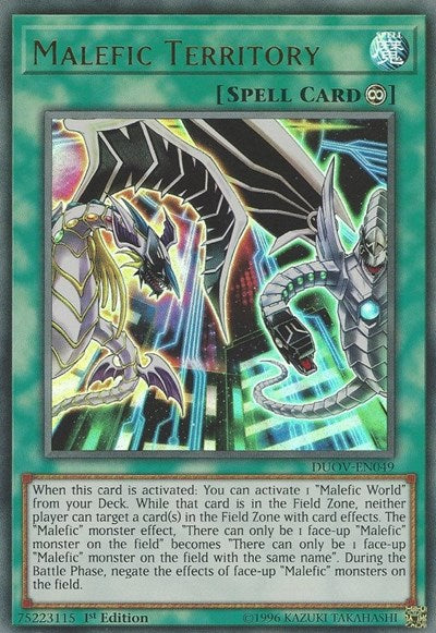 Malefic Territory (DUOV-EN049) [Duel Overload]