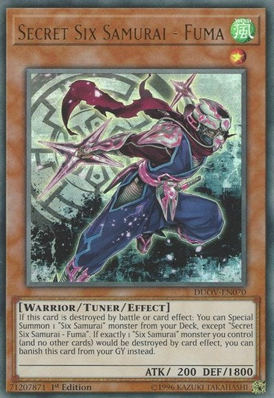 Secret Six Samurai - Fuma (DUOV-EN070) [Duel Overload]