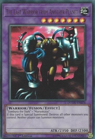 The Last Warrior from Another Planet (DUOV-EN076) [Duel Overload]