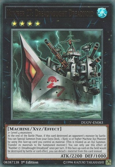 Number 27: Dreadnought Dreadnoid (DUOV-EN083) [Duel Overload]